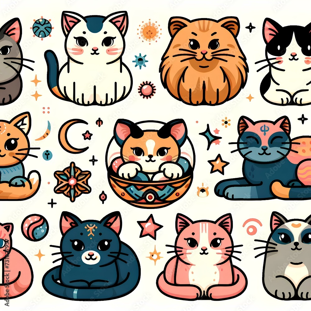kitten vector image
kitten vector image