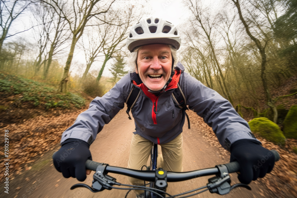 Active seniors riding bicycles. They are living their best life Active seniors riding bicycles. They are living their best life