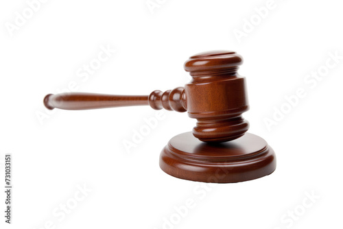 Justice Hammer Gavel PNG Image on Transparent Background for Legal Concepts