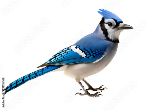 Blue Jay, isolated on a transparent or white background