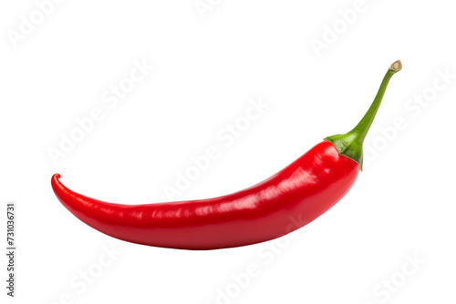 Spicy Red Chili Pepper Isolated on Transparent Background - High-Quality PNG Image