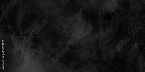 Steam explosion white smoke or fog isolated on black background. Realistic fog and mist effect vintage grunge texture and dark gray charcoal color steam. Lens flare soft abstract design element