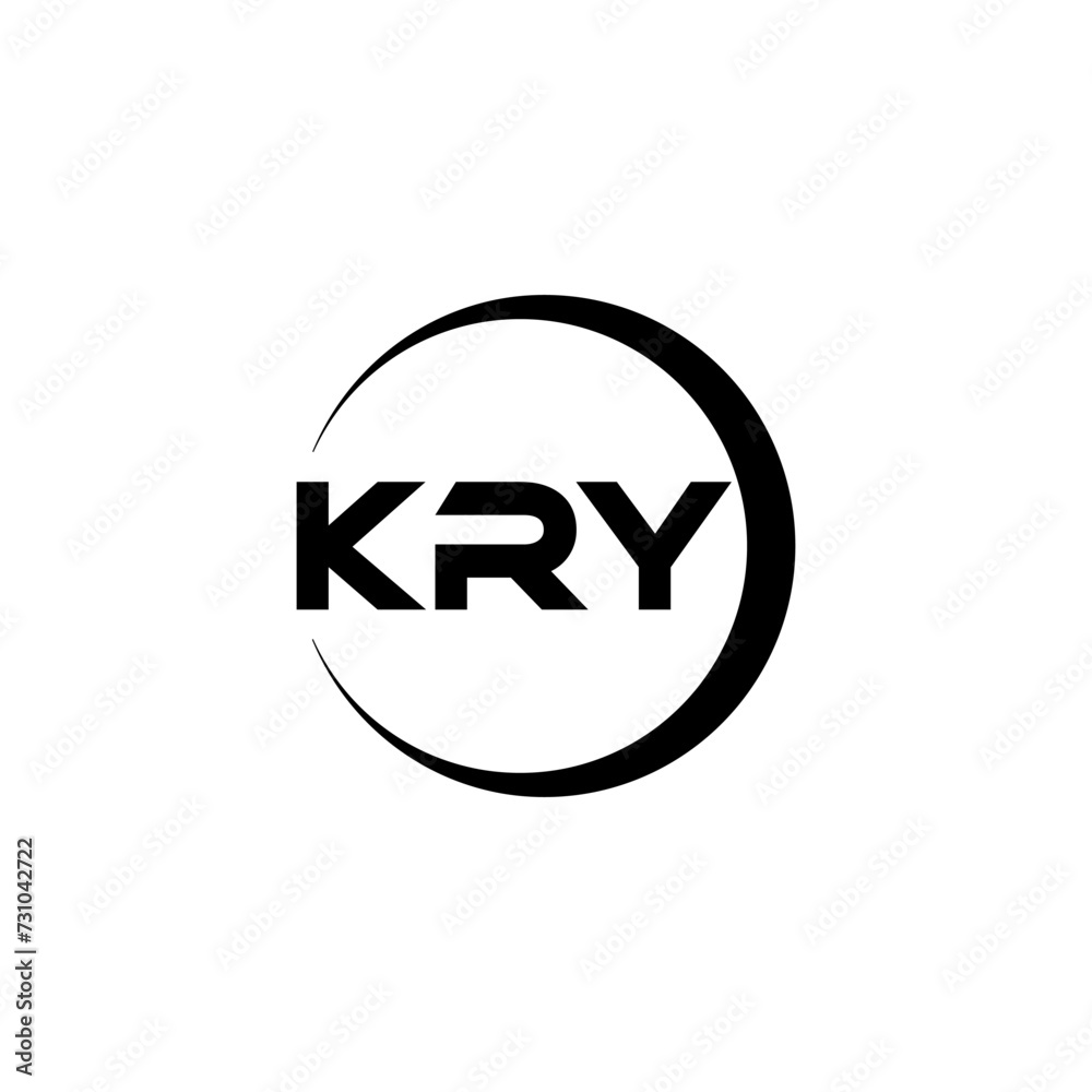 KRY letter logo design with white background in illustrator, cube logo, vector logo, modern alphabet font overlap style. calligraphy designs for logo, Poster, Invitation, etc. KRY letter logo design with white background in illustrator, cube logo, vector logo, modern alphabet font overlap style. calligraphy designs for logo, Poster, Invitation, etc.