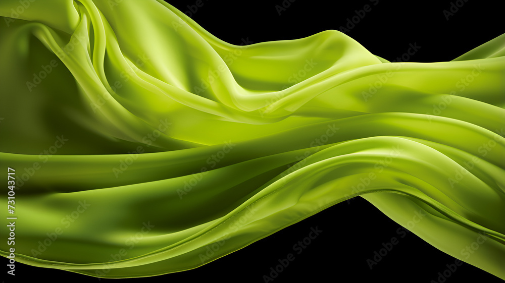 A luxurious light green silk fabric, viewed from above, offers a smooth and elegant texture, ideal for abstract backgrounds with ample copy space. A luxurious light green silk fabric, viewed from above, offers a smooth and elegant texture, ideal for abstract backgrounds with ample copy space.