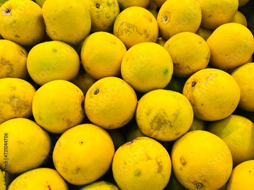 Lemons in the market Local Fresh Lemon at market and supermarket. Full of vitamin C. Lemon Lokal Peres photo