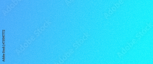 Vivid Cyan to Teal Gradient, Retro Vibe Textured Background, Bright Light Centered Glow, Spacious Grainy Noise Copy Space
