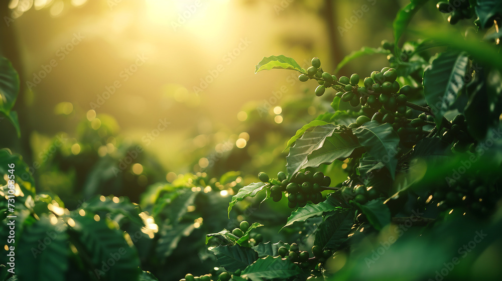 Coffee plantation. Coffee plantation.