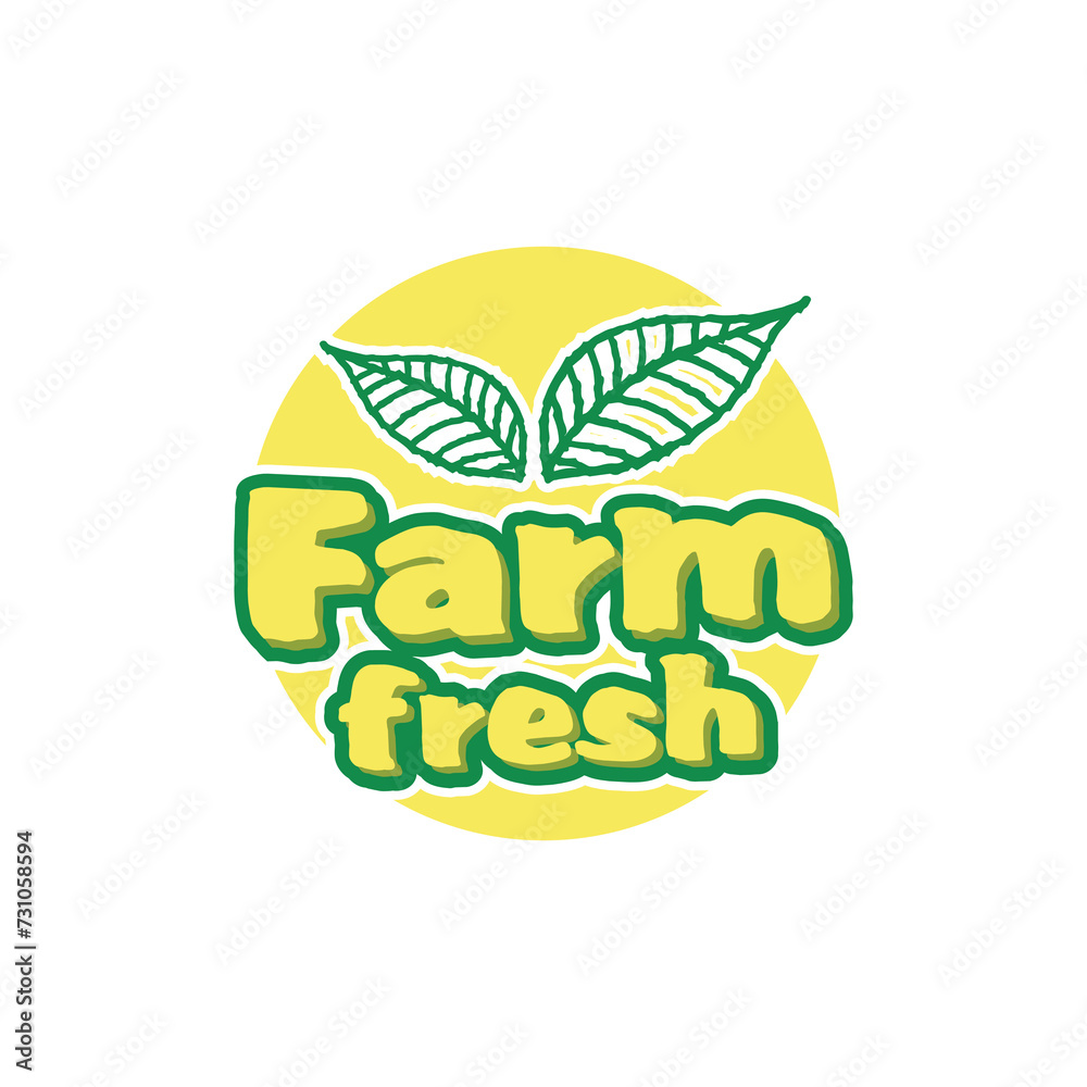Farm Fresh product designs label vector Farm Fresh product designs label vector