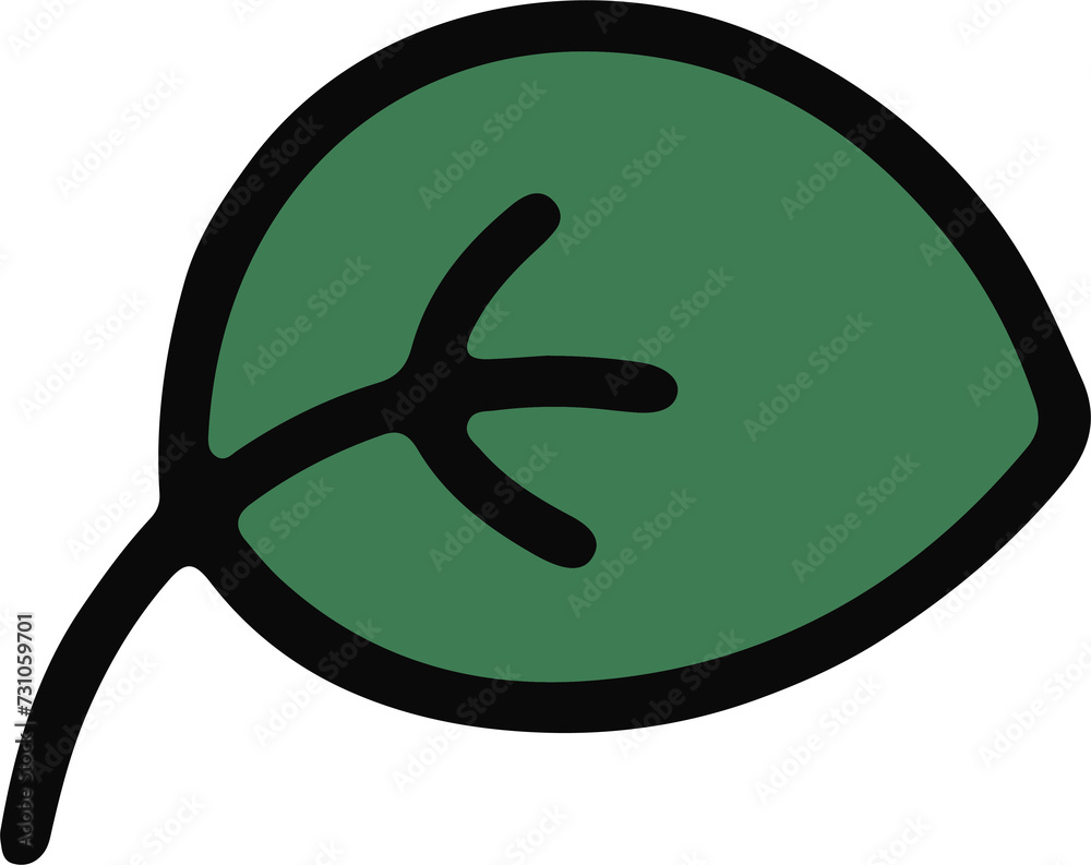 Obraz premium leaf cartoon