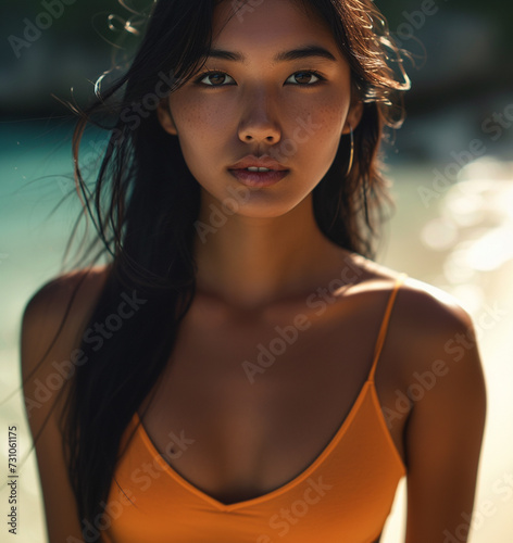 young adult woman ,age 21, ...