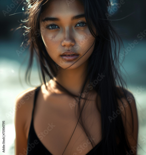 young adult woman ,age 21, ...
