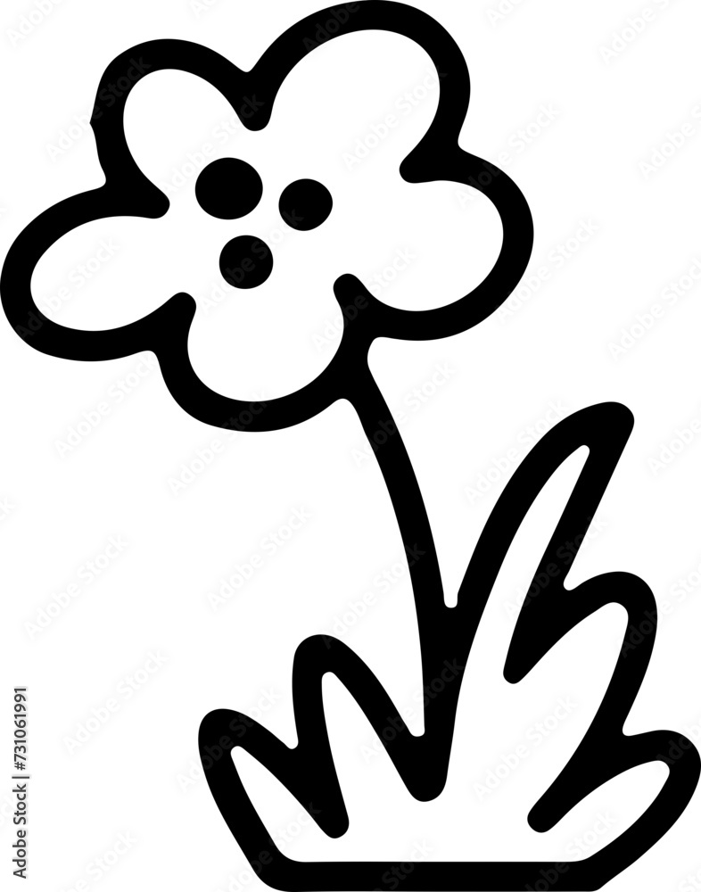 flowers line drawing flowers line drawing