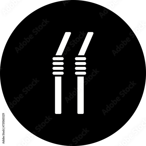 Plastic Straw Icon