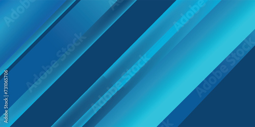 Abstract blue background in premium concept with copy space
