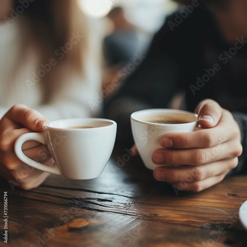 two hands holding a cup of coffee