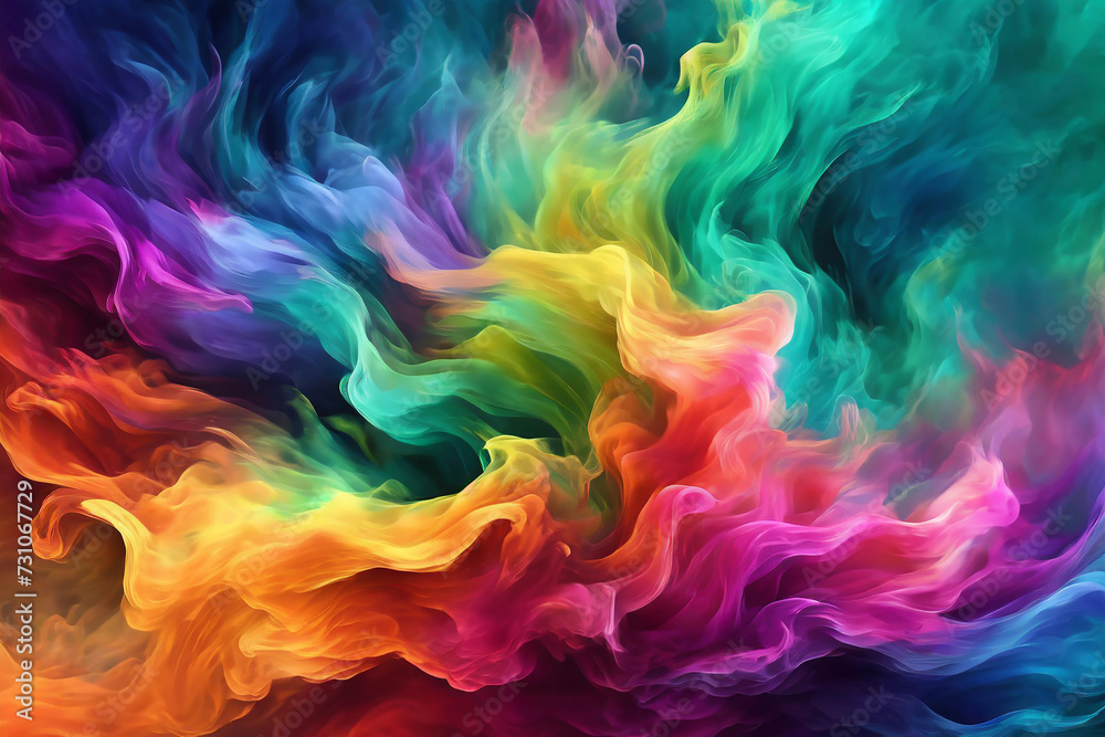 Abstract colorful smoke background Abstract colorful smoke background
