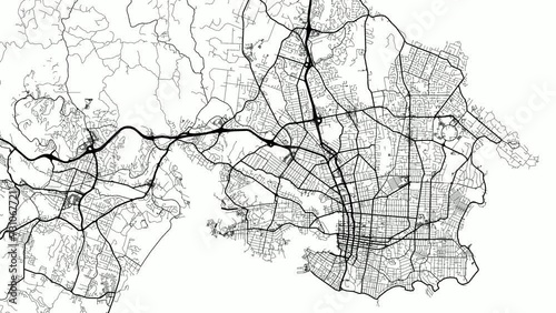 Zoom Out Road Map of Victoria Canada