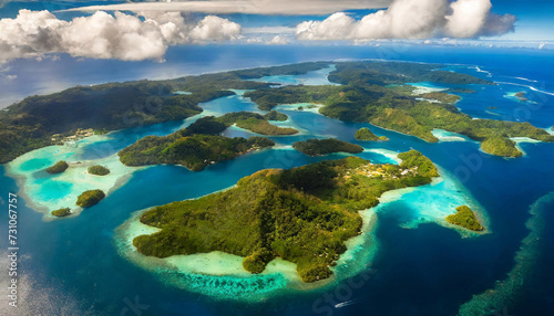 Archipel inspiré de Palau en Micronésie © David Bleja
