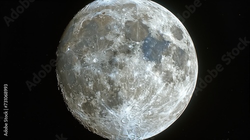 a close up of a very large moon in the dark sky with a few clouds on it's surface.