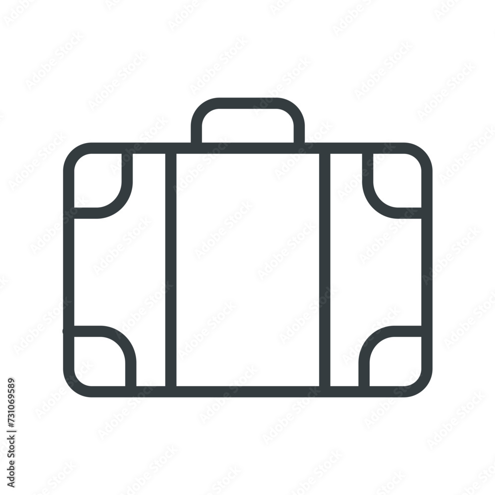 Luggage icon vector design template