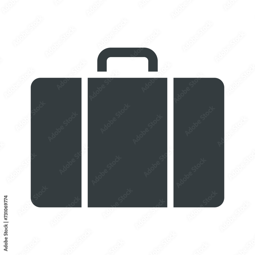 Luggage icon vector design template Luggage icon vector design template