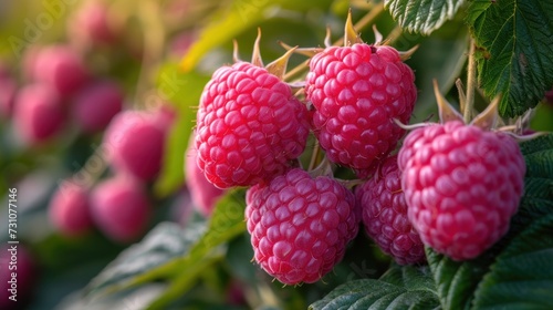 a group of raspberries growing on a bush with green leaves and pinkish pinkish pinkish pinkish pinkish pinkish pinkish pinkish pinkish pinkish pinkish pinkish pinkish.