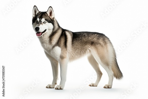 Siberian husky dog clipart
