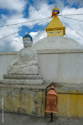 Stupa in the Amarbayasgalant Monastery in Selenge Province, Erdenet, Mongolia. photo