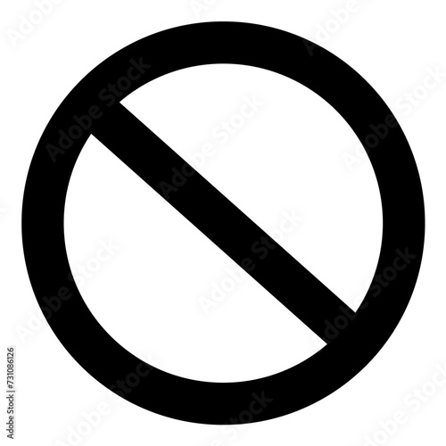 Prohibited icon