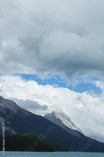 clouds over the lake - canada  © Esther