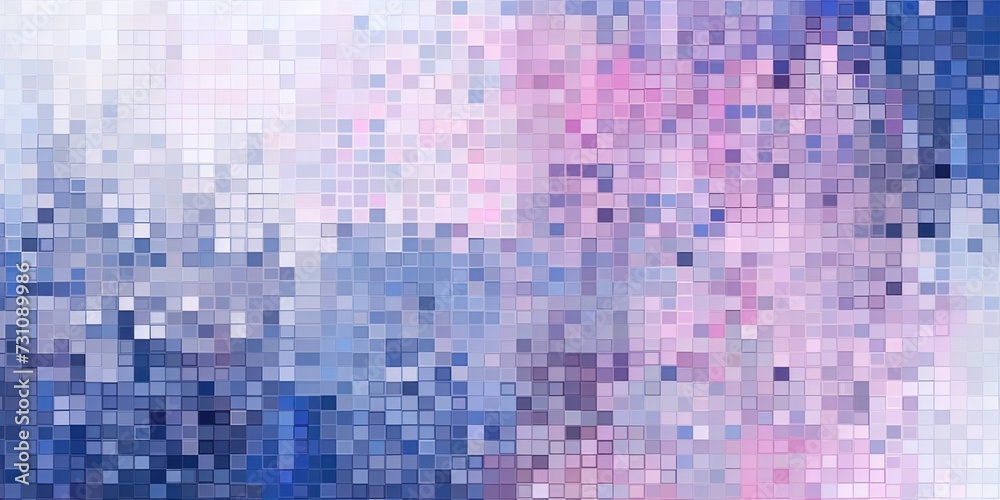 Sapphire pixel pattern artwork light magenta and dark gray, grid 