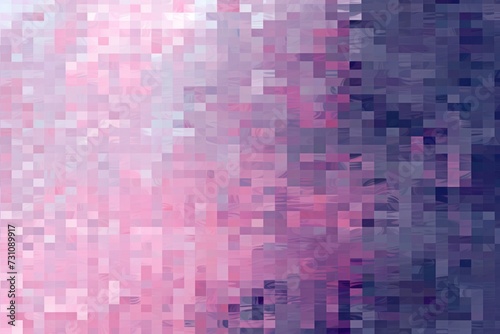 Sapphire pixel pattern artwork light magenta and dark gray, grid  © Celina