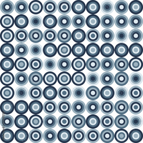 Abstract geometric Bauhaus pattern design. Vector circle, triangle and square lines color art design. Colorful Bauhaus background pattern. 