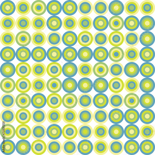 Abstract geometric Bauhaus pattern design. Vector circle, triangle and square lines color art design. Colorful Bauhaus background pattern. 