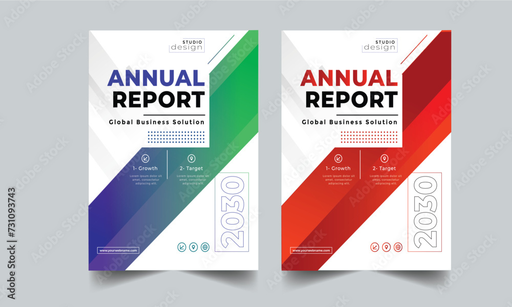 annual report business brochure design template annual report business brochure design template