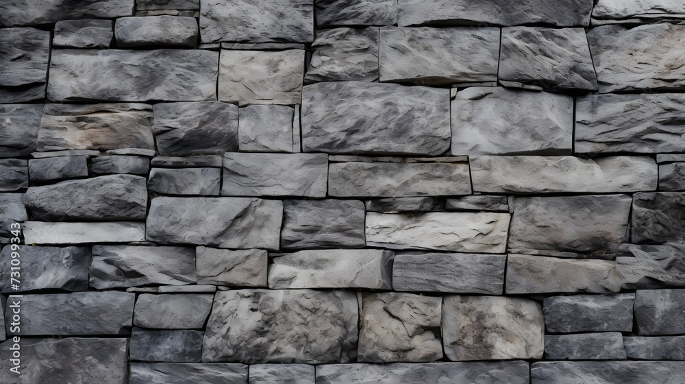 Grey granite wall background texture
