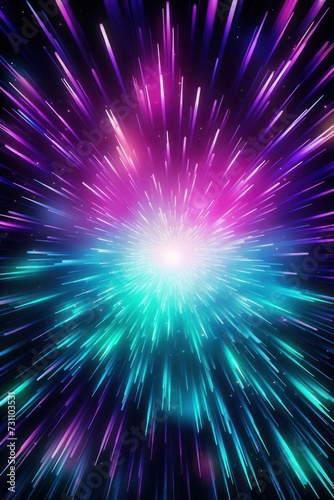 colorful light explosion flash background design pattern