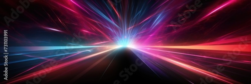 colorful light explosion flash background design pattern © Celina