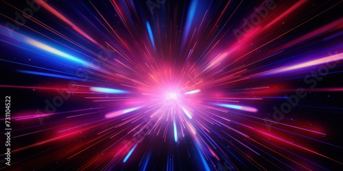 colorful light explosion flash background design pattern