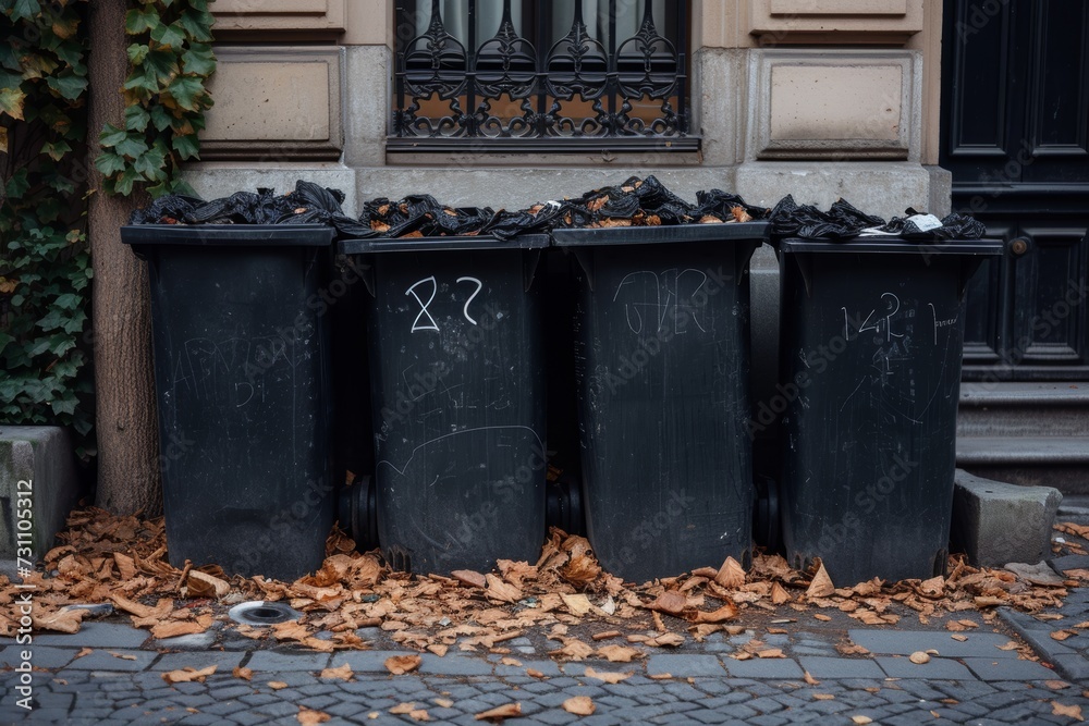 Positive impact of waste sorting on overall cleanliness before and after comparison with text space Positive impact of waste sorting on overall cleanliness before and after comparison with text space