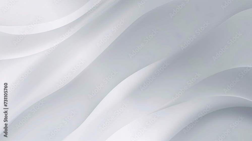 An elegant and modern white wavy texture background with a smooth gradient, ideal for professional and clean design aesthetics.