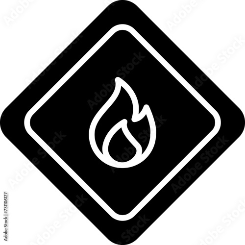 Flammable Materials Icon