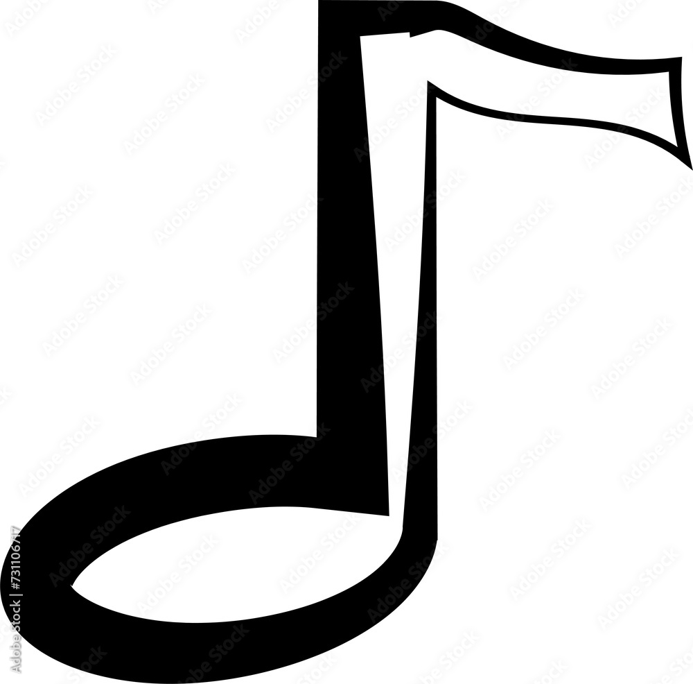 Various musical notes in black on transparent, png. Standard music notation symbols template. Various musical notes in black on transparent, png. Standard music notation symbols template.