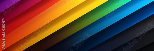 abstract design background colors of pride flag - rainbow banner style.  photo