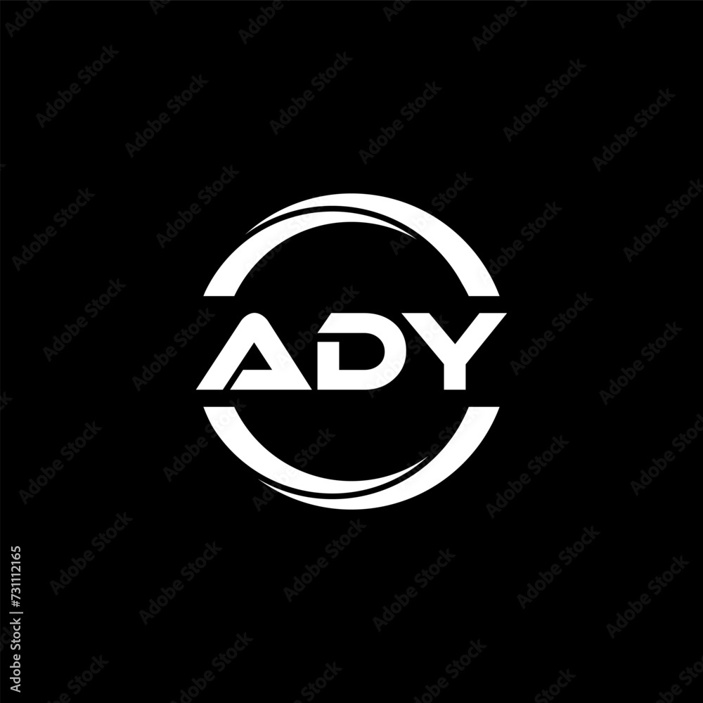 ADY letter logo design with black background in illustrator, cube logo, vector logo, modern alphabet font overlap style. calligraphy designs for logo, Poster, Invitation, etc. ADY letter logo design with black background in illustrator, cube logo, vector logo, modern alphabet font overlap style. calligraphy designs for logo, Poster, Invitation, etc.