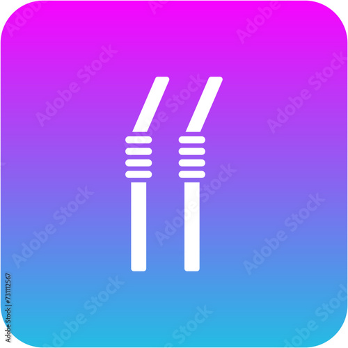 Plastic Straw Icon