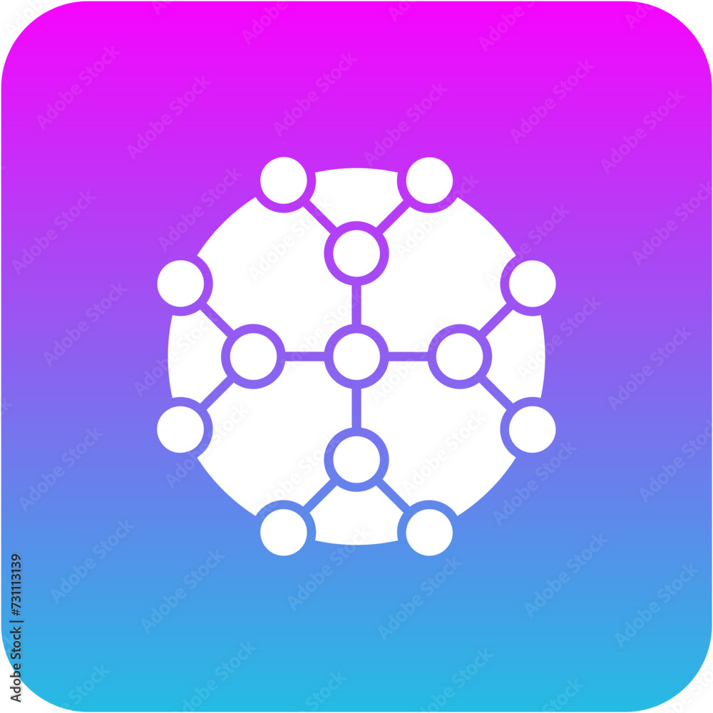 Nanotechnology Icon Nanotechnology Icon