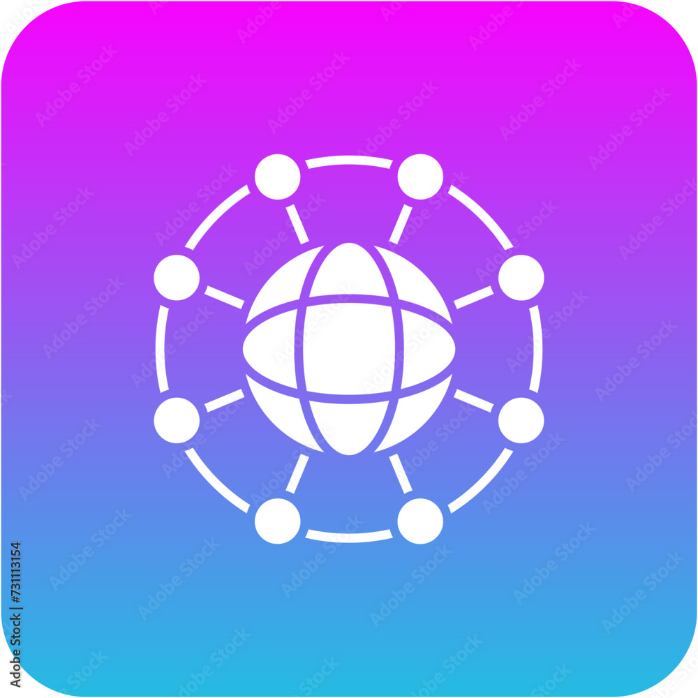 Global Network Icon Global Network Icon