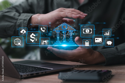 Photos Online banking payment, Digital marketing