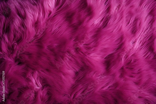 Magenta plush carpet close-up photo, flat lay